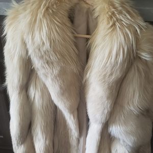 BLONDE MINK COAT
